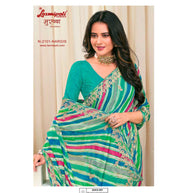 Laxmipati Murabbaa N-2101 Sprakle Chiffon Multicolor Saree
