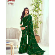 Laxmipati Vanilla 8194 Georgette Green Saree