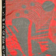 Laxmipati 13466 Georgette Red & Black Sarees