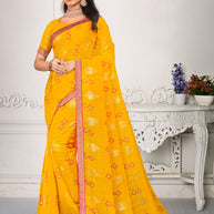 Laxmipati Chiffon Printed Saree