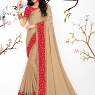 Laxmipati Rasili 5887 Brasso Beige Saree