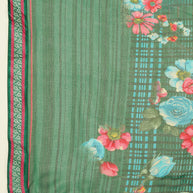 Laxmipati 6805 Poly Georgette Green Saree