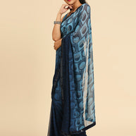 Laxmipati 6834 Poly Georgette Multicolor Saree