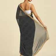 Laxmipati 7190 Poly Georgette Black Saree
