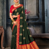 Laxmipati Rasili 7236 Art Silk Green Saree
