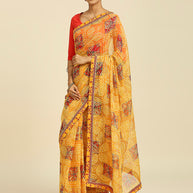 Laxmipati 7438 Brasso Gold Saree