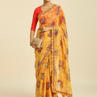 Laxmipati 7438 Brasso Gold Saree