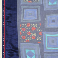 Laxmipati 7531 Poly Georgette Navy Blue Saree