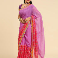 Laxmipati 7633 Poly Chiffon Multicolor Saree