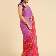 Laxmipati 7633 Poly Chiffon Multicolor Saree