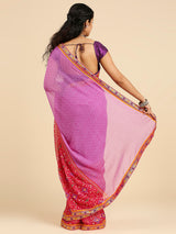 Laxmipati 7633 Poly Chiffon Multicolor Saree