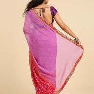 Laxmipati 7633 Poly Chiffon Multicolor Saree