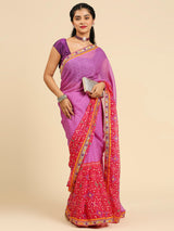 Laxmipati 7633 Poly Chiffon Multicolor Saree