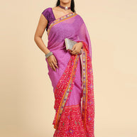 Laxmipati 7633 Poly Chiffon Multicolor Saree