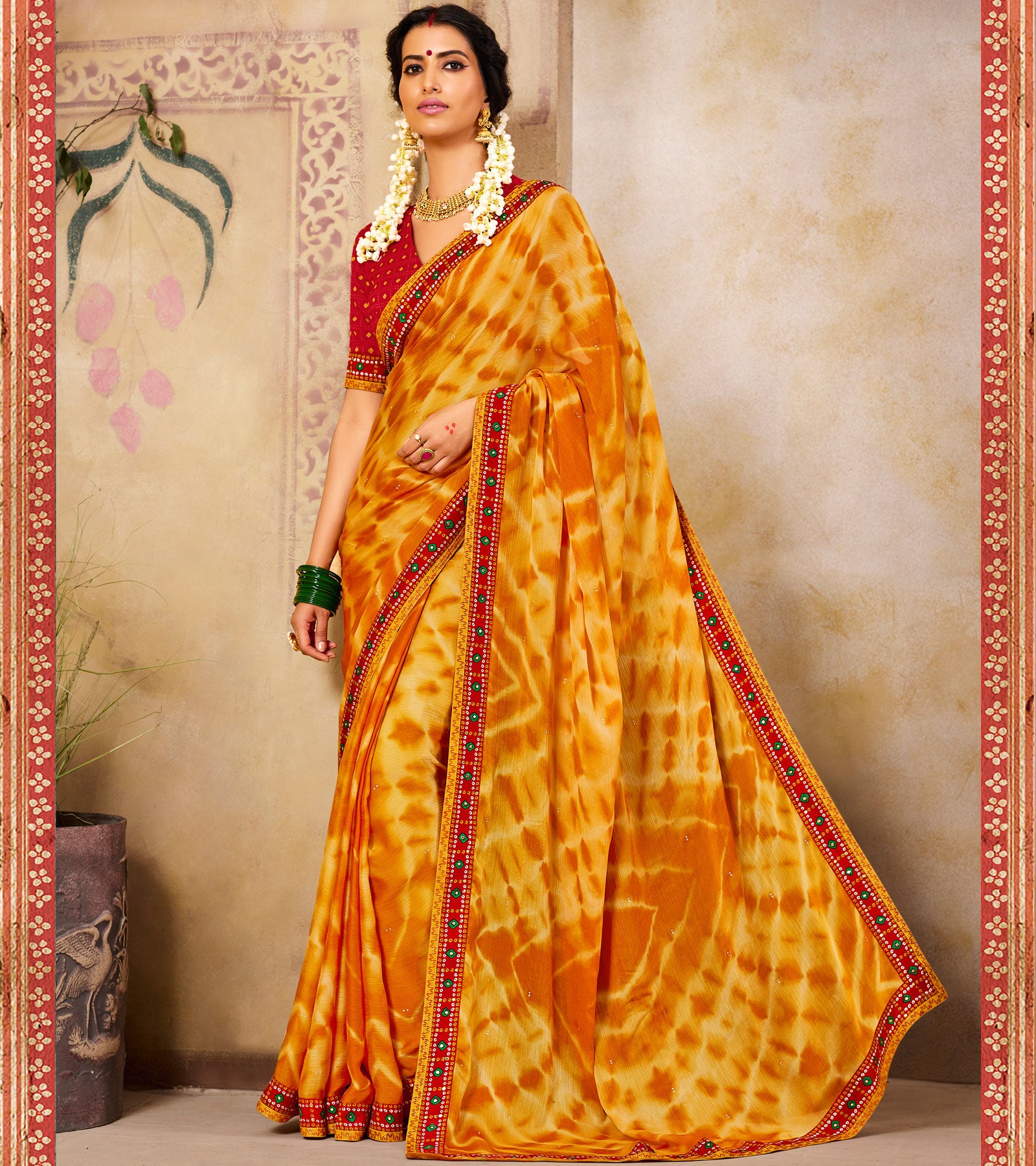 Buy Bule color off saree model saree at Amazon.in