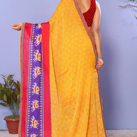 Laxmipati 7831 Poly Chiffon Multicolor Saree