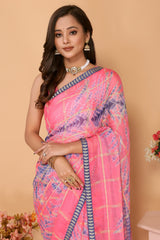 Laxmipati 7877 Poly Chiffon Multicolor Saree