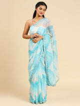 Laxmipati 7912 Chiffon Sky Blue Sarees