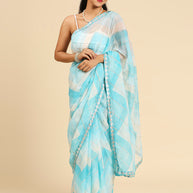 Laxmipati 7912 Chiffon Sky Blue Sarees