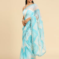 Laxmipati 7912 Chiffon Sky Blue Sarees