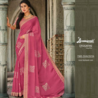 Laxmipati RAGMALA 7983 Chiffon Gajari Saree