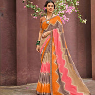 Laxmipati RAGMALA 7992 Sahi Chiffon Multicolor Saree