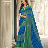 Laxmipati RAGMALA 7996 Chiffon Multicolor Saree