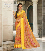 Laxmipati RAGMALA 8005 Georgette With Viscose Border  Multicolor Saree