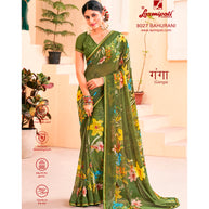 Laxmipati Ganga 8027 Georgette Multicolor Saree