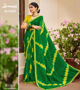 Laxmipati PITAMBARI 8072 Chiffon Green Saree