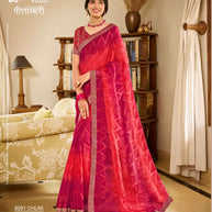 Laxmipati PITAMBARI 8081 Brasso Rani Shaded Saree