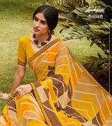 Laxmipati PITAMBARI 8088 Georgette Gold Saree