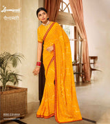 Laxmipati PITAMBARI 8095 Chiffon Gold Saree