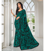 Laxmipati Amchoor 8133 Georgette Rama Saree