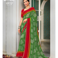 Laxmipati Amchoor 8145 Georgette Multicolor Saree