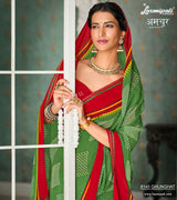 Laxmipati Amchoor 8145 Georgette Multicolor Saree