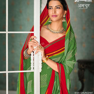 Laxmipati Amchoor 8145 Georgette Multicolor Saree