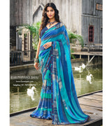 Laxmipati Amchoor 8149 Georgette Multicolor Saree