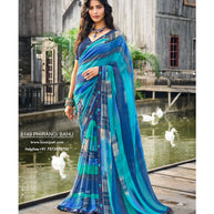 Laxmipati Amchoor 8149 Georgette Multicolor Saree