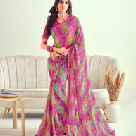 Laxmipati Vanilla 8188 Georgette Multicolor Saree