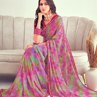 Laxmipati Vanilla 8188 Georgette Multicolor Saree
