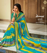 Laxmipati Chapaai 8231 Sparkle Chiffon Multicolor Saree