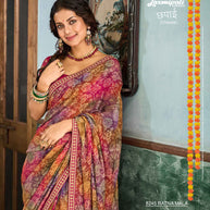 Laxmipati Chapaai 8245 Brasso Multicolor Saree