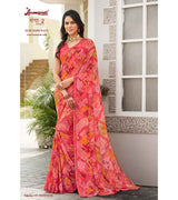 Laxmipati Ganga-2 8258 Georgette Multicolor Saree