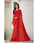 Laxmipati Ganga-2 8266 Georgette Multicolor Saree