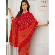 Laxmipati Ganga-2 8266 Georgette Multicolor Saree
