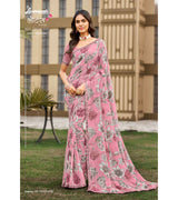 Laxmipati Lotus 8271 Georgette Multicolor Georgette Saree with Fancy Border