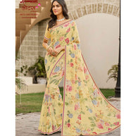 Laxmipati Lotus 8272 Georgette Multicolor Georgette Saree with Fancy Border