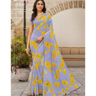 Laxmipati Lotus 8273 Georgette Multicolor Georgette Saree with Fancy Border