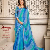 Laxmipati Balushahi 8288 Chiffon Multicolor Saree